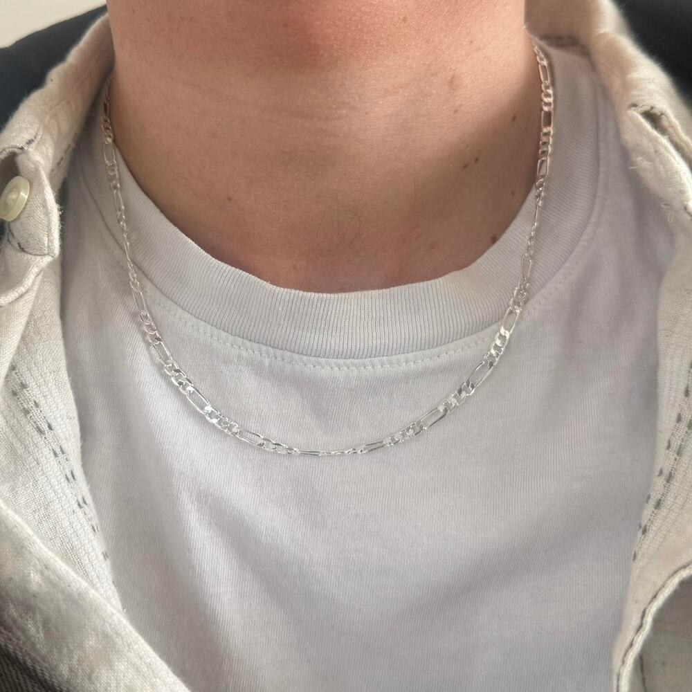 Y2K Silver Basic Link Chain Necklace